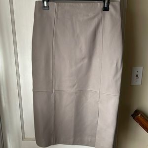 Leather skirt